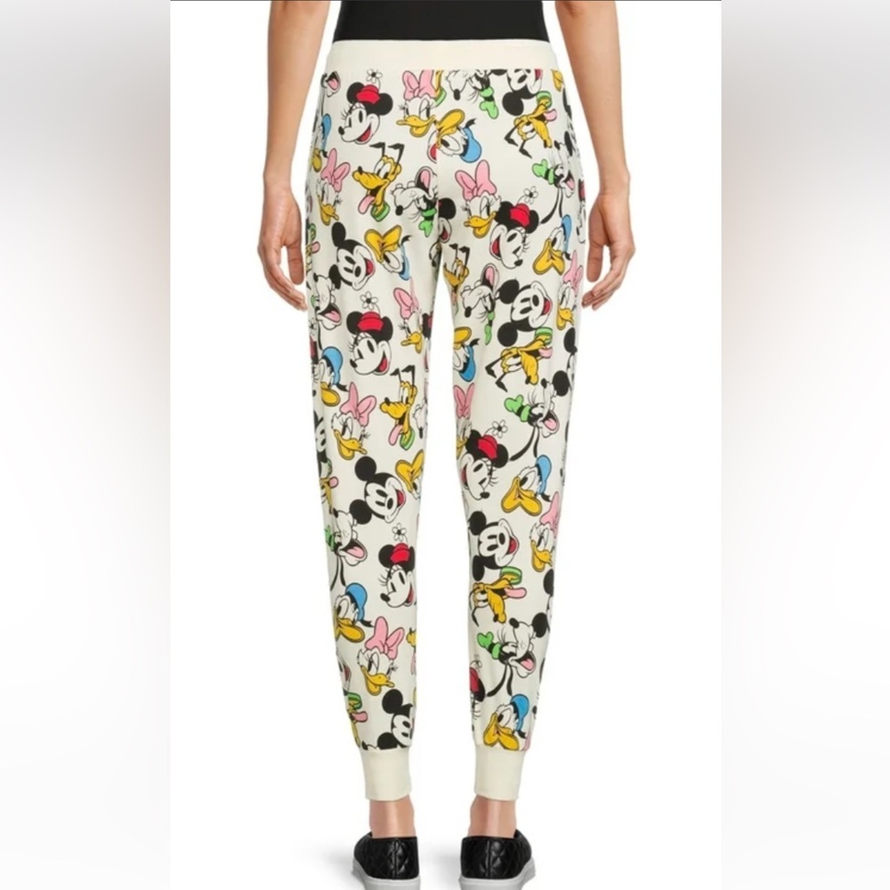 Disney Mickey and Friends Joggers Sweat Pants Drawstring Waist Pockets M